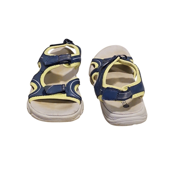 Bzees Blue/Yellow Sport Sandals - Picture 3 of 6